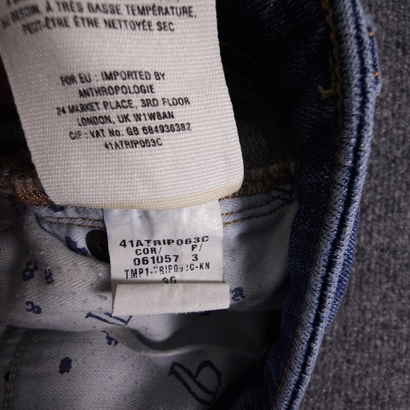 Anthropologie Pilcro And The Letterpress Hyphen Jeans Size 30x28 - Picture 4 of 9